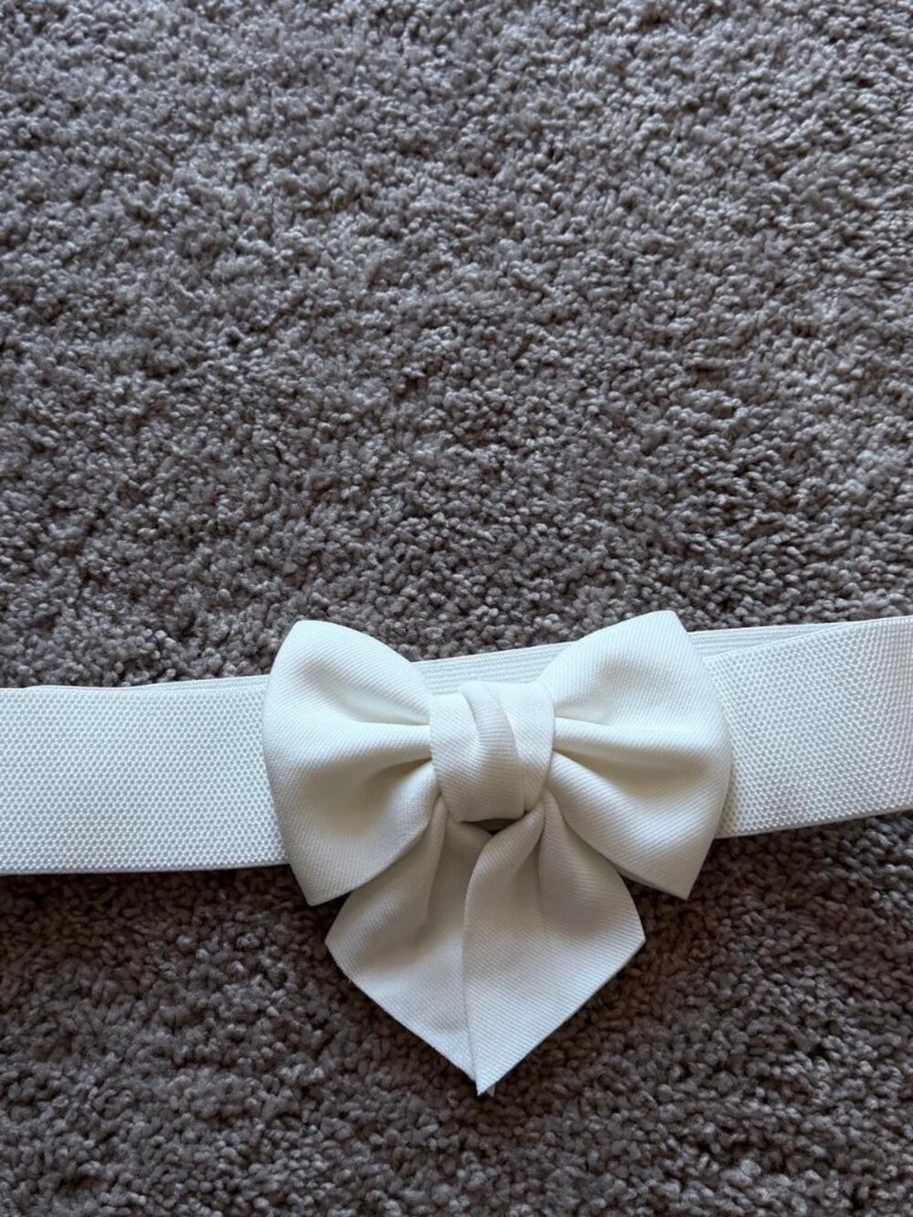 _J.L-A.L_ Women's White and Cream Belt